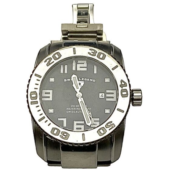 Swiss Legend Automatic Swiss Made Watch 20 ATM Heavy, Durable, Stylish Pre-Owned - Picture 3 of 7